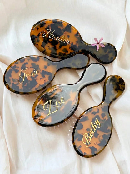 1pc Customized Laser Engraved Mini Comb, Personalized Name Comb, Anti-Static Hair Brush, Portable Hair Comb, Wedding Gift, Bridesmaid Gift, Birthday Gift, Party Favor, Anniversary Gift, Bachelorette P