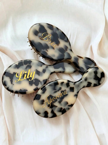 1pc Customized Laser Engraved Mini Comb, Personalized Name Comb, Anti-Static Hair Brush, Portable Hair Comb, Wedding Gift, Bridesmaid Gift, Birthday Gift, Party Favor, Anniversary Gift, Bachelorette P