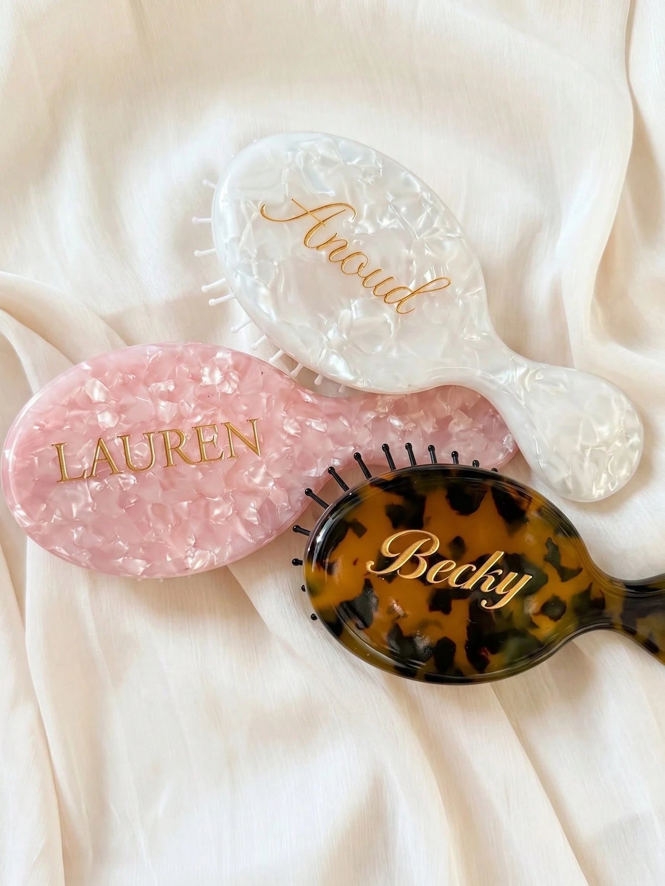 1pc Customized Laser Engraved Mini Comb, Personalized Name Comb, Anti-Static Hair Brush, Portable Hair Comb, Wedding Gift, Bridesmaid Gift, Birthday Gift, Party Favor, Anniversary Gift, Bachelorette P