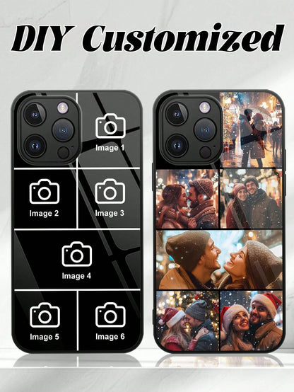 1pc Customized Photo Phone Case Compatible With 16 Pro Max/17 Pro Max/17 Air/17/15 Pro, S24 Ultra/S25, Suitable For Father, Mother, Couple, Pet, Friend, Ideal Gift For Him, Her, Boyfriend, Girlfriend