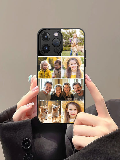1pc Customized Photo Phone Case Compatible With 16 Pro Max/17 Pro Max/17 Air/17/15 Pro, S24 Ultra/S25, Suitable For Father, Mother, Couple, Pet, Friend, Ideal Gift For Him, Her, Boyfriend, Girlfriend