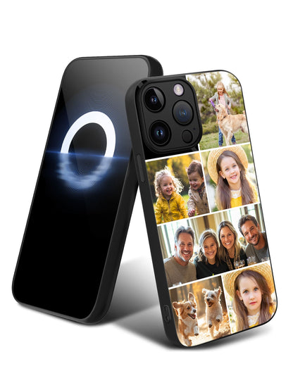 1pc Customized Photo Phone Case Compatible With 16 Pro Max/17 Pro Max/17 Air/17/15 Pro, S24 Ultra/S25, Suitable For Father, Mother, Couple, Pet, Friend, Ideal Gift For Him, Her, Boyfriend, Girlfriend