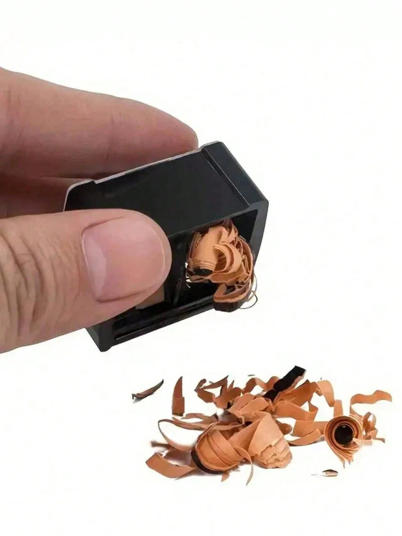 1pc Dual-Hole Pencil Sharpener, Suitable For Eyeliner, Eyebrow Pencil And Various Makeup Pencils, Compact And Portable... Multi-Function Pencil Sharpener, Beauty Supplies, Affordable Goodies, Room Dec