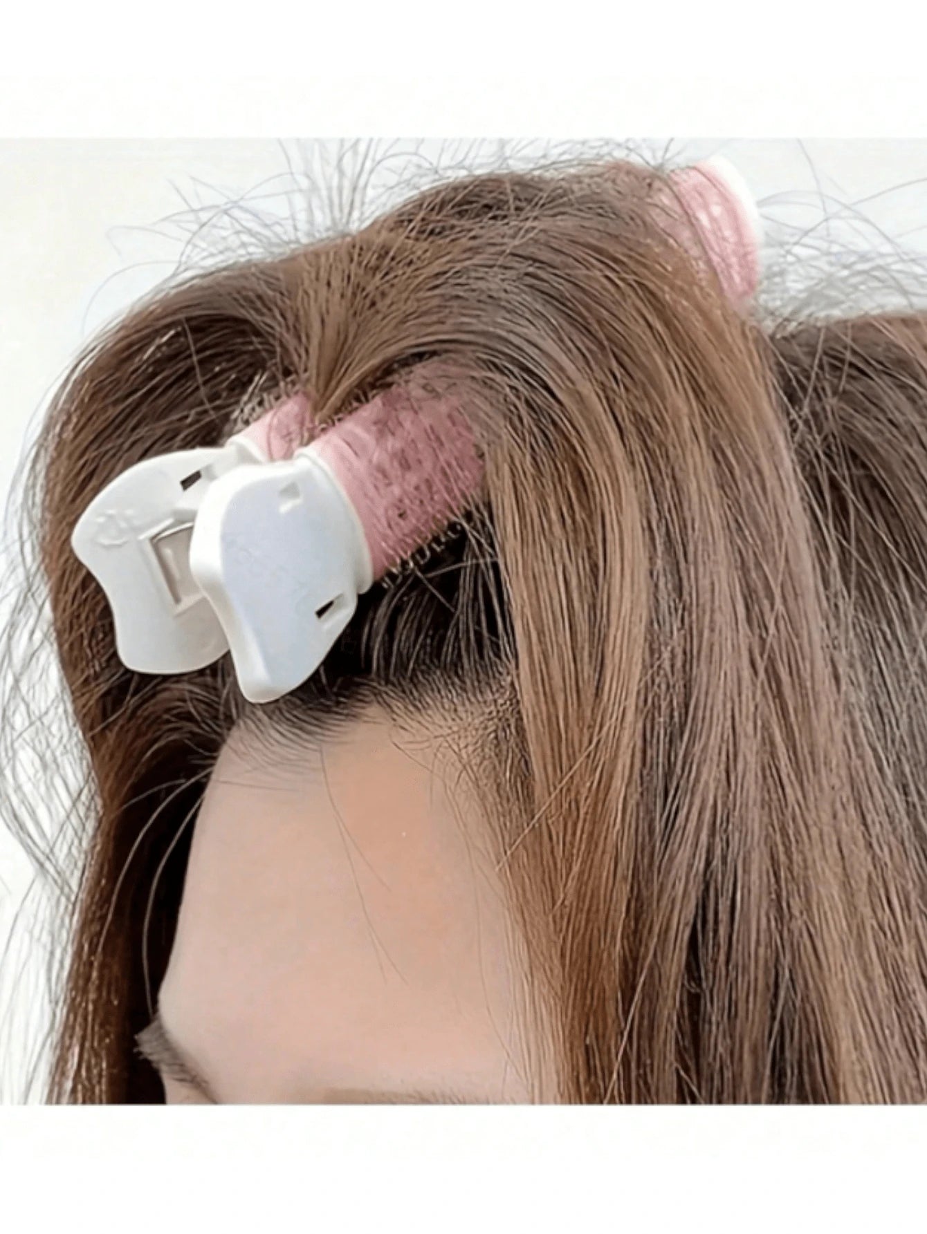 1pc Fluffy Hair Curler With Root Clip, Quick Curl Bangs Without Heat, Essential For Back To School, Travel And Vacation. This Curler Is Suitable For Various Occasions Including: Hair Curling, Curling