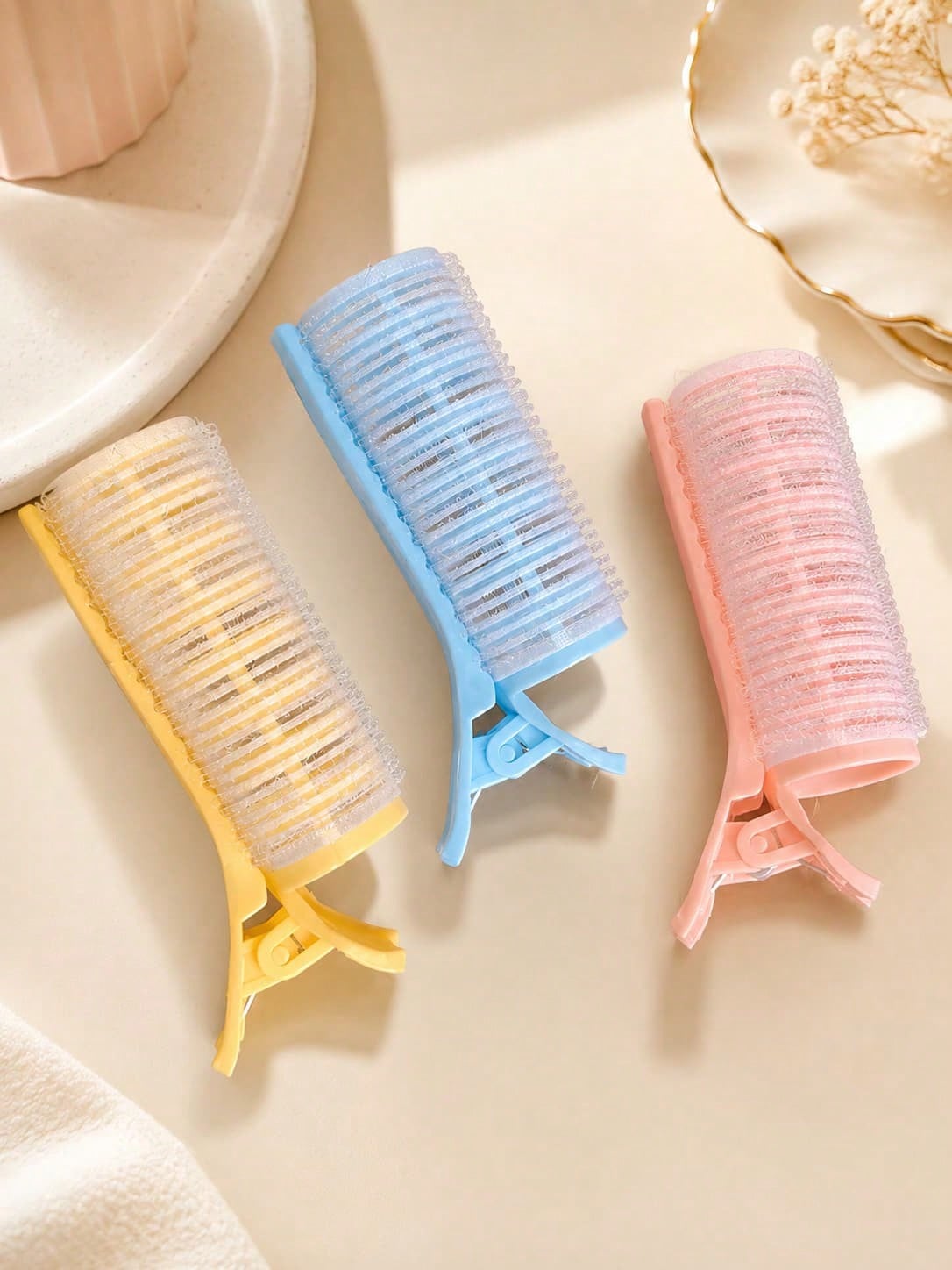 1pc French Style New Curly Hair Clip, Student Fluffy Root Clip, Slouchy Style Curly Hair Clip, Top Root Clip, Airy Bangs Curly Hair Clip, Back To School Travel Vacation Essential Women's Hair Accessor