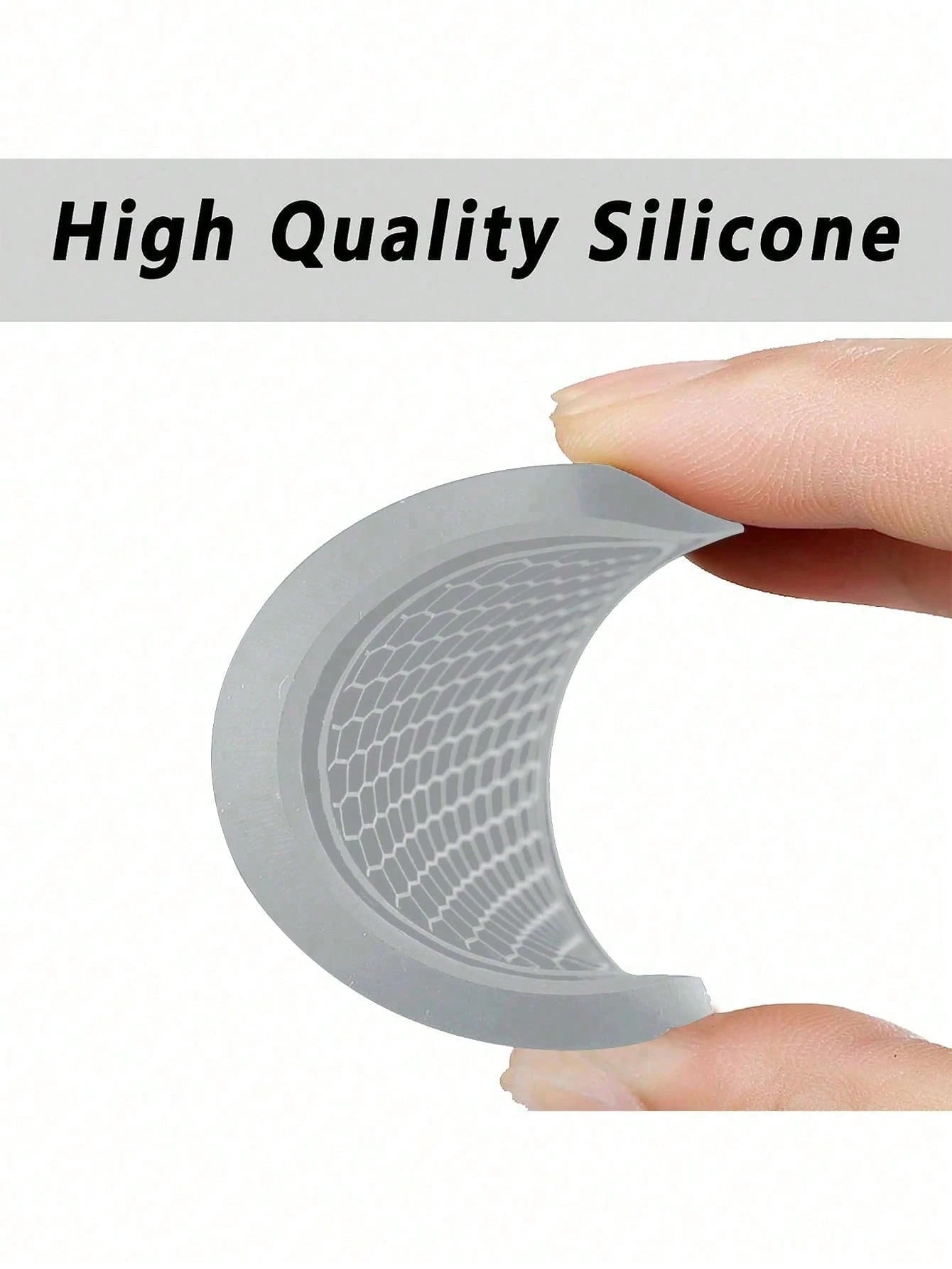 1pc Gray Honeycomb Silicone Car Cup Holder, Universal Car Interior Accessories Cup Mat