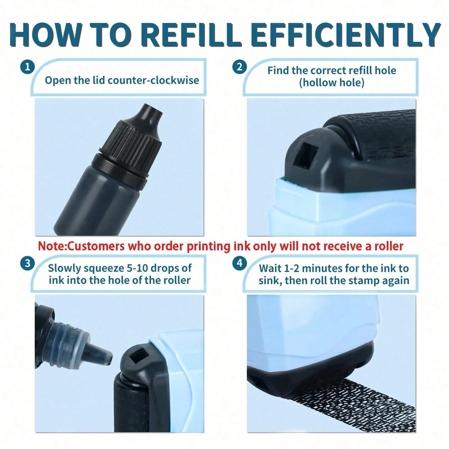1pc Identity Protection Roller Seal, No Ink, For Identity Masking, Confidentiality Sealing, Identity Theft Protection- Privacy And Address Blocker, Essential For Back To School. This Reusable Privacy
