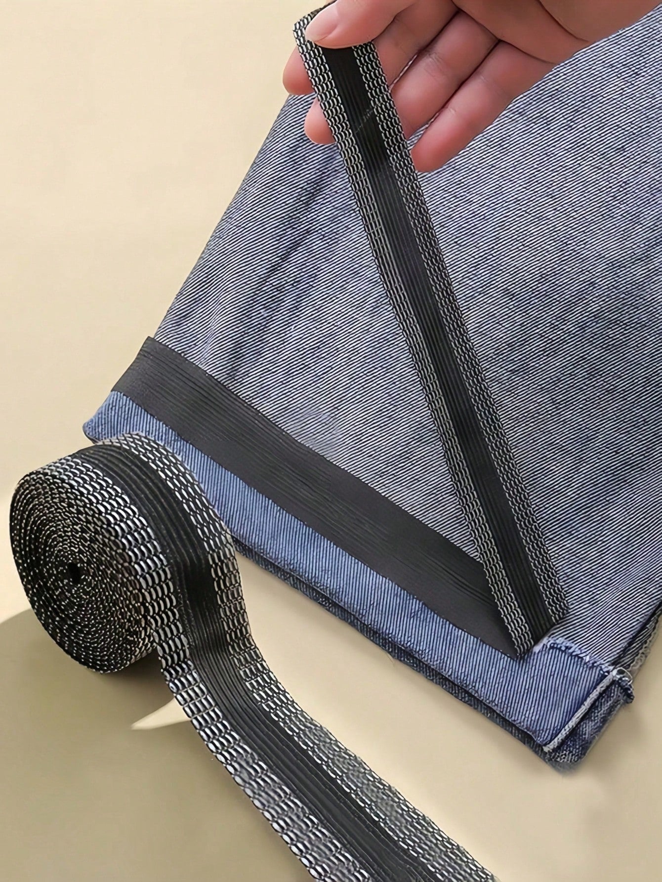 1pc Iron-On Hemming Tape For Shortening Jeans, Trousers, Clothes, Skirts And Diy Sewing