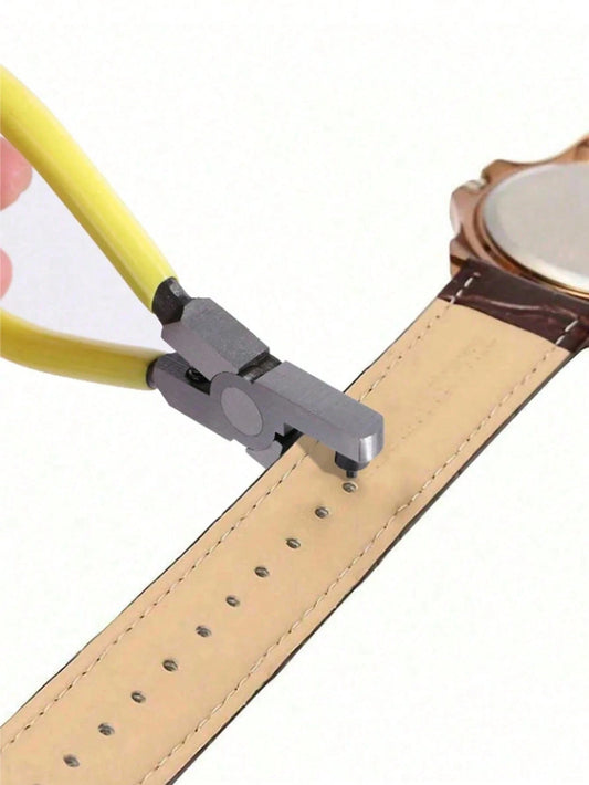 1pc Leather Hole Punch Tool, Multi-Functional Leather Punch Tool, 2.0mm Universal Leather Punch Tool, Suitable For Watch Straps, Belts, Shoelaces, Unisex Multi-Functional Handheld Punch Tool, Suitable