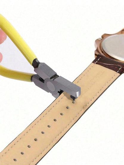 1pc Leather Hole Punch Tool, Multi-Functional Leather Punch Tool, 2.0mm Universal Leather Punch Tool, Suitable For Watch Straps, Belts, Shoelaces, Unisex Multi-Functional Handheld Punch Tool, Suitable