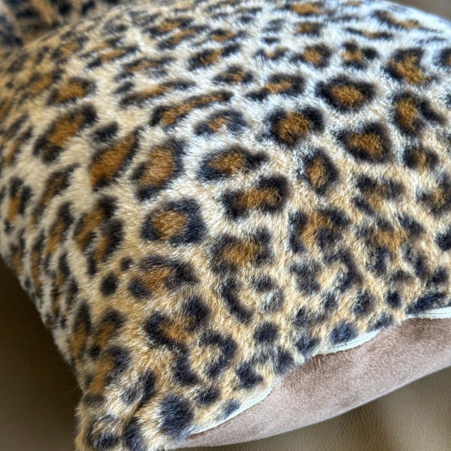 1pc Leopard Print Pillow Cover, Luxury Style Pillow Case Suitable For Bedroom, Sofa, Living Room, Great Gift