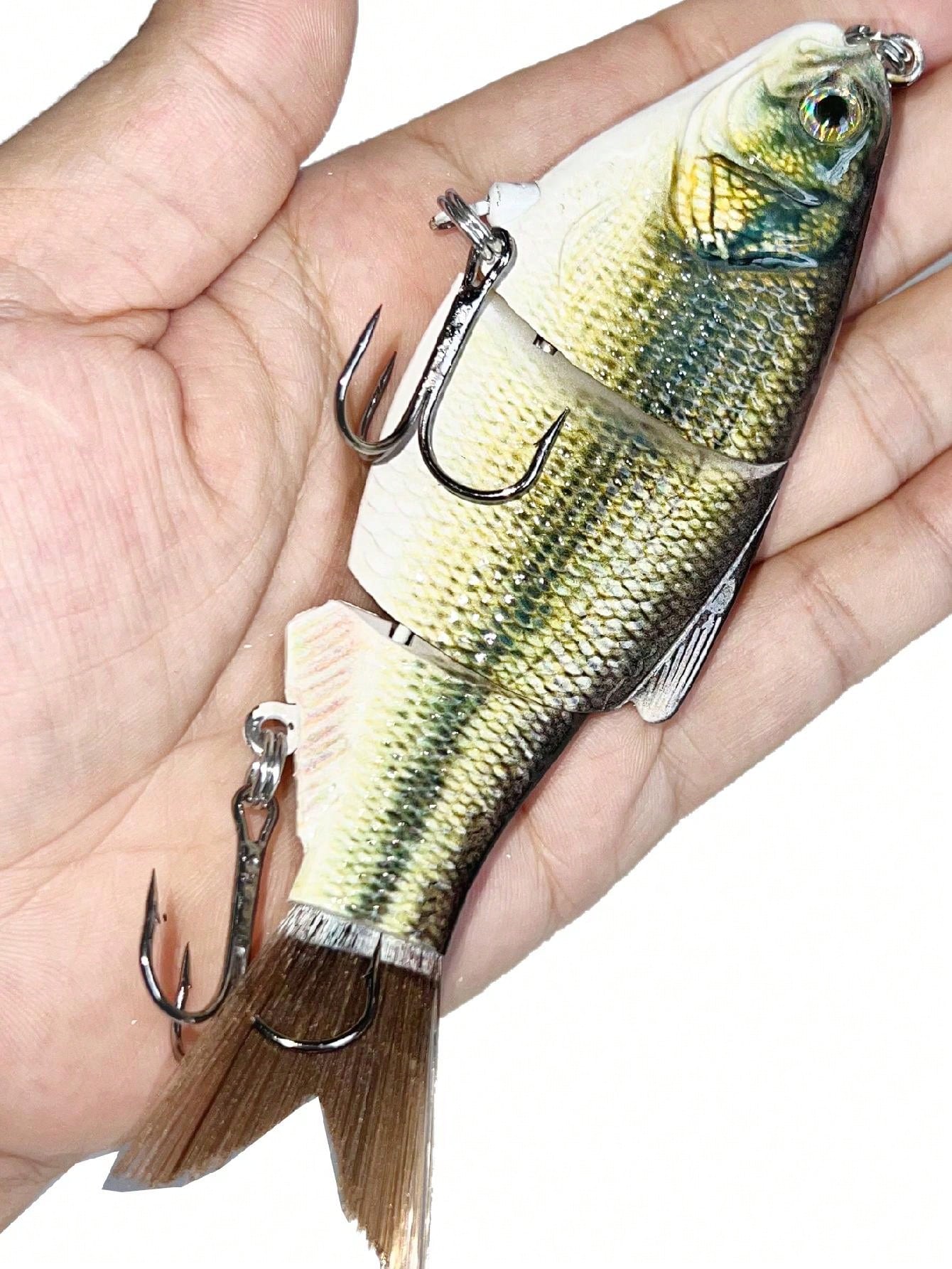 1pc Luya Perch Fishing Lures, Multi-jointed Realistic Simulation Fish Bait