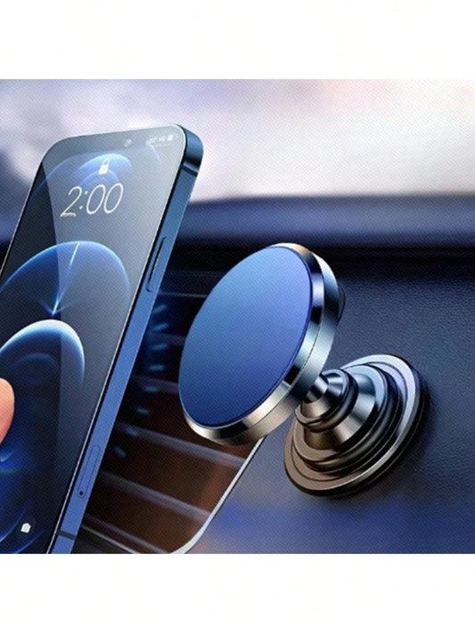1pc Magnetic Car Phone Holder Mount Foldable Universal Strong Phone Mount For Car Compatible With Iphone 15 14 13 Pro Max Bracket GPS Support Car Accessories