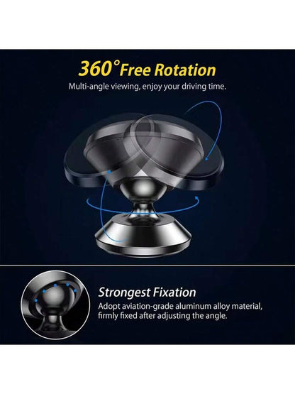 1pc Magnetic Car Phone Holder Mount Foldable Universal Strong Phone Mount For Car Compatible With Iphone 15 14 13 Pro Max Bracket GPS Support Car Accessories