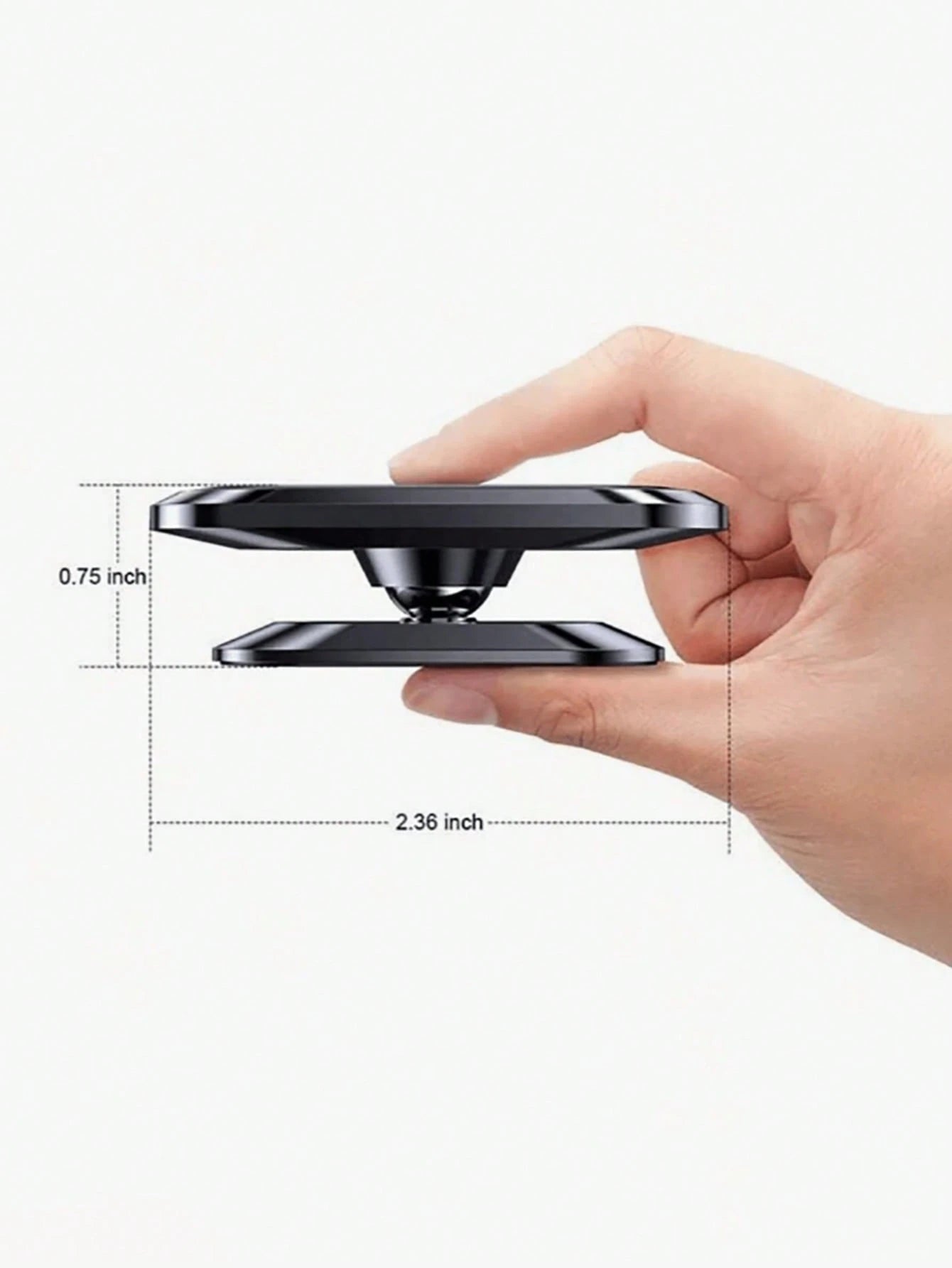 1pc Magnetic Car Phone Holder, Waterproof Alloy Holder, Dashboard Car Phone Mount, GPS Navigation Phone Holder, Compatible With Smartphones, Use With Magnetic Plate Compatible With IPhone, Android Pho