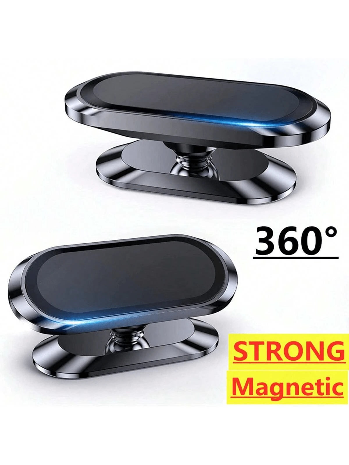 1pc Magnetic Car Phone Holder, Waterproof Alloy Holder, Dashboard Car Phone Mount, GPS Navigation Phone Holder, Compatible With Smartphones, Use With Magnetic Plate Compatible With IPhone, Android Pho