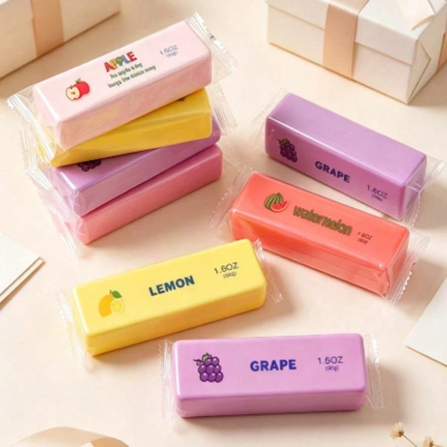 1pc Mini Orange Butter Stick Toy, Fruit Series, Super Soft Stress Relief Toy, Portable Cute Fidget Toy, Suitable For Children And Adults, Party Decoration Gift
