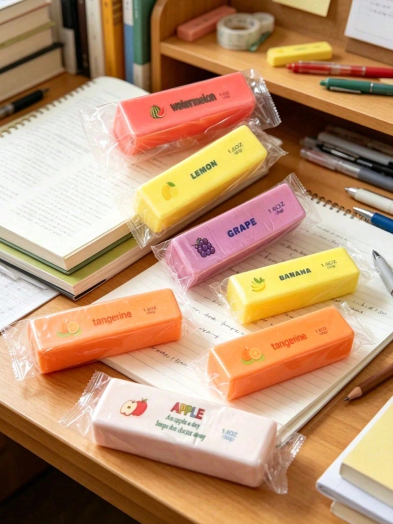 1pc Mini Orange Butter Stick Toy, Fruit Series, Super Soft Stress Relief Toy, Portable Cute Fidget Toy, Suitable For Children And Adults, Party Decoration Gift