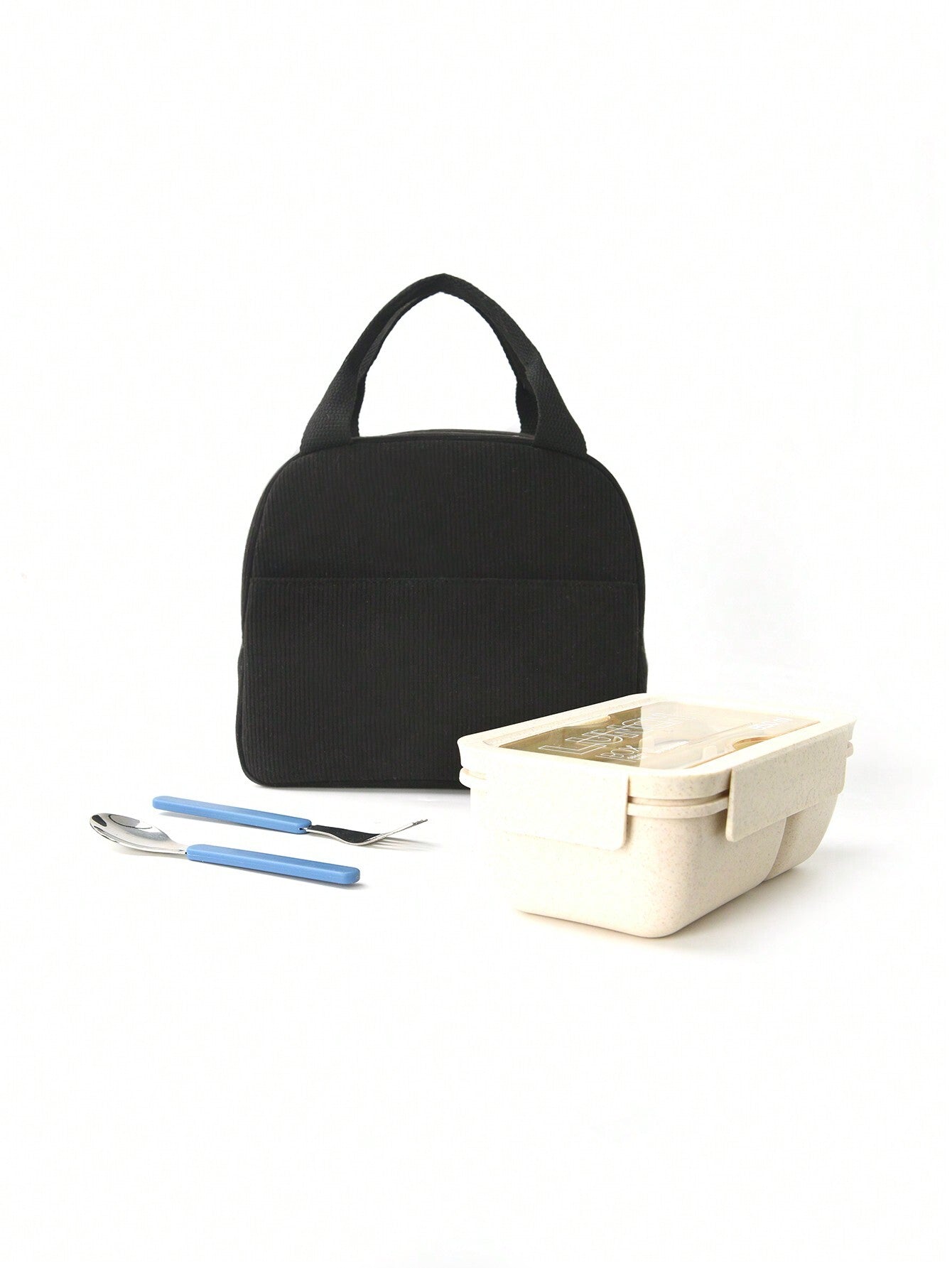 1pc Minimalist Insulated Lunch Bag, Student Lunch Box, Food Bag, Casual Picnic Bag, Camping Bag, Insulated Bag, Suitable For Office, School, Portable Large Capacity, Suitable For Travel, Picnic, Outdo