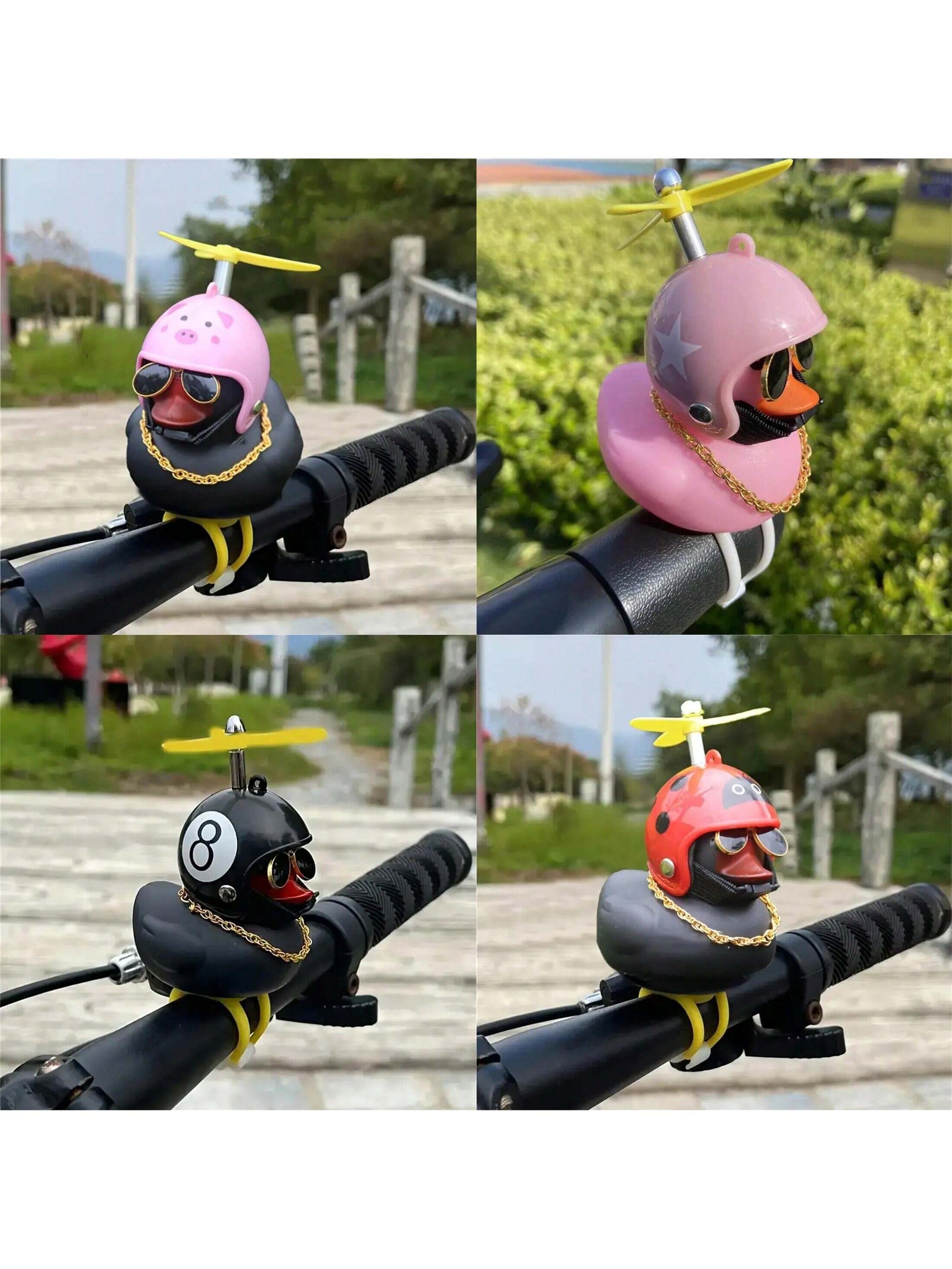 1pc Motorcycle/Bicycle Stylish Duck Helmet- Durable PVC