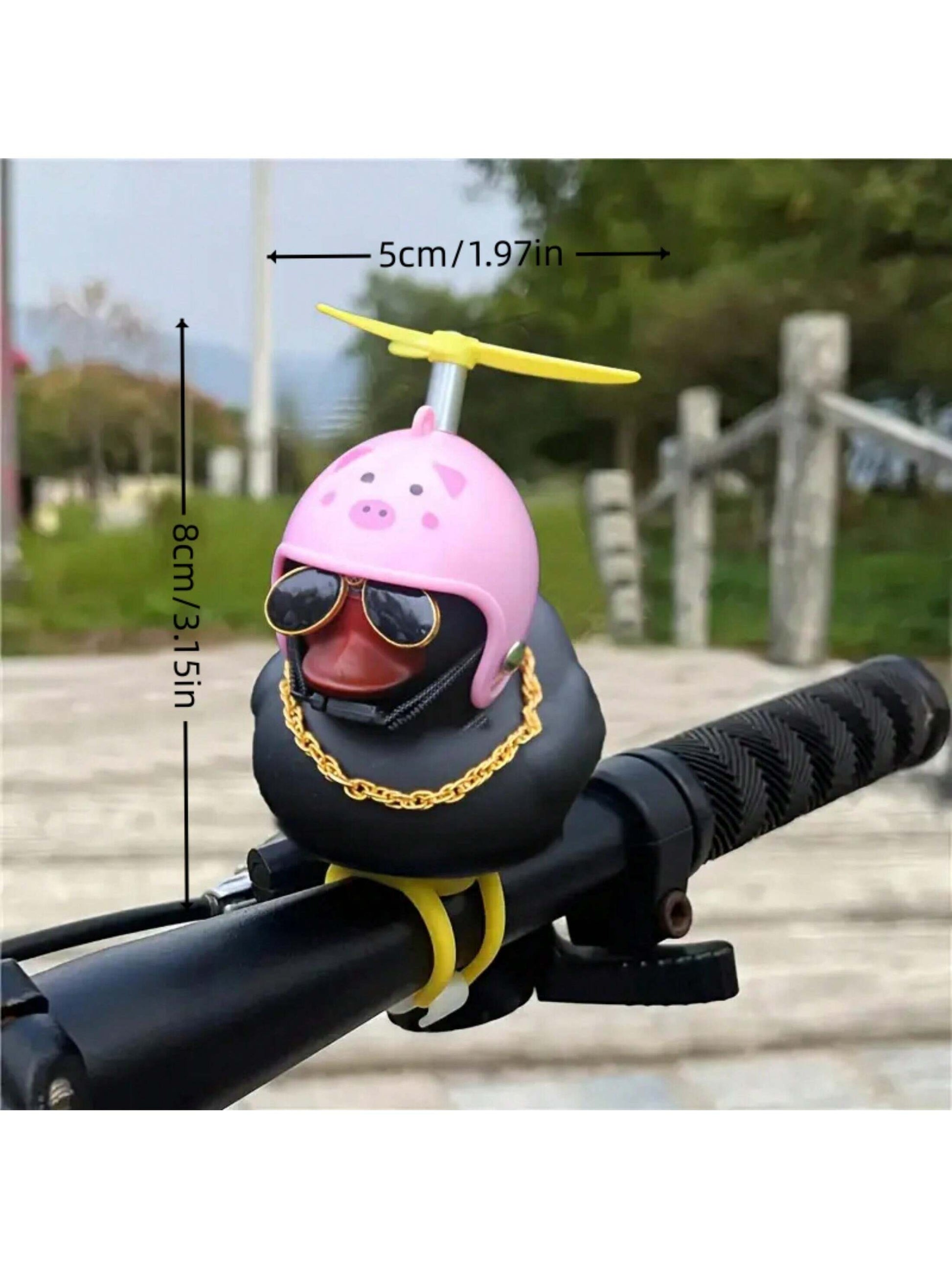 1pc Motorcycle/Bicycle Stylish Duck Helmet- Durable PVC