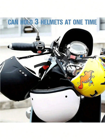 1pc Motorcycle Helmet Lock, Motorcycle Helmet Lock Motorcycle Accessories, Bicycle Helmet Lock Motorcycle Helmet Lock Electric Motorcycle Helmet 22-28mm Handlebar Clamp Sleeve Scooter Lock Accessories