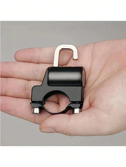 1pc Motorcycle Helmet Lock, Motorcycle Helmet Lock Motorcycle Accessories, Bicycle Helmet Lock Motorcycle Helmet Lock Electric Motorcycle Helmet 22-28mm Handlebar Clamp Sleeve Scooter Lock Accessories