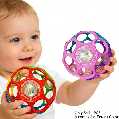 1pc Music Handheld Grip Ball With Vibration Function, Hollow Structure, Exercise Motor Skills, Great Gift For Holidays, Thanksgiving, Christmas And Children's Day