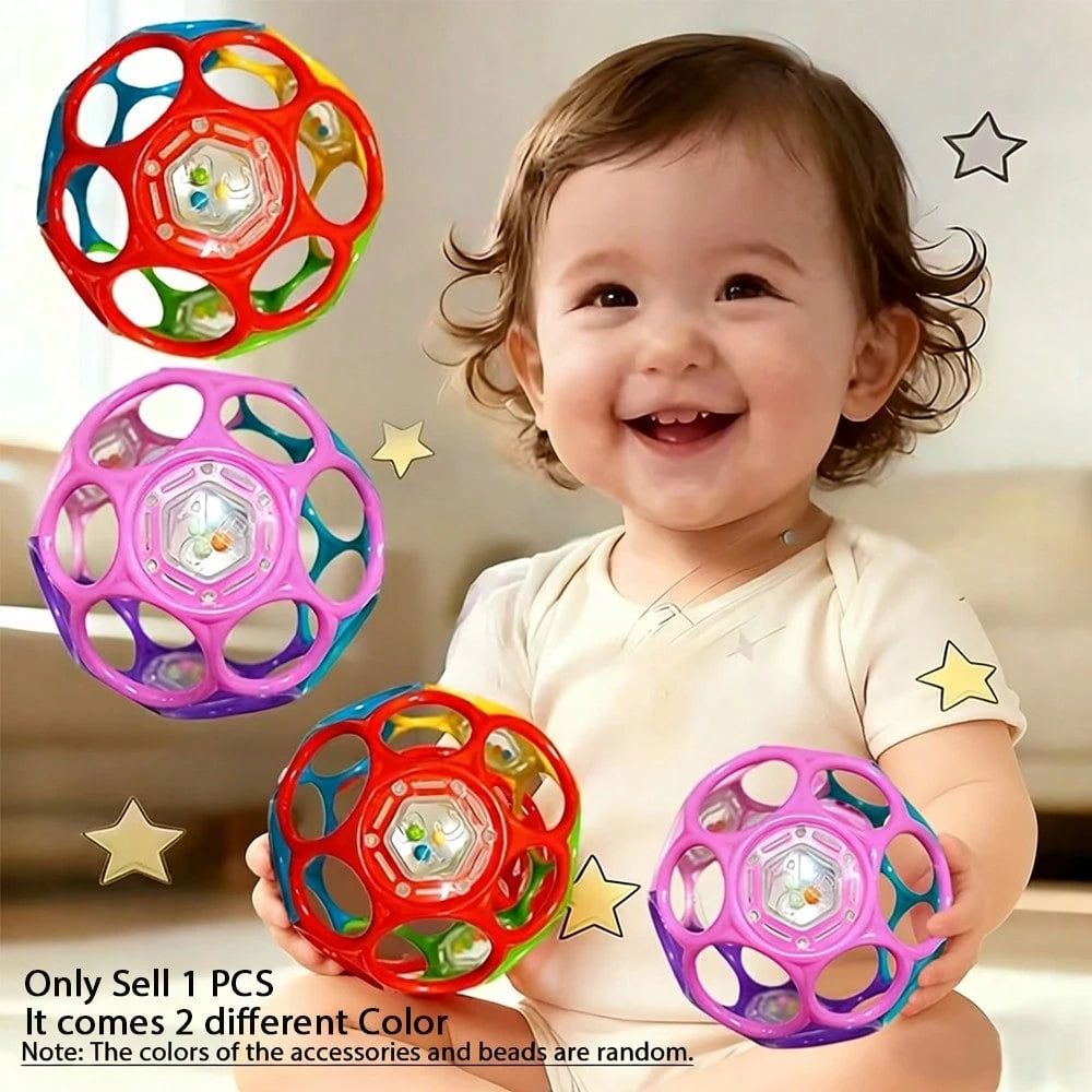 1pc Music Handheld Grip Ball With Vibration Function, Hollow Structure, Exercise Motor Skills, Great Gift For Holidays, Thanksgiving, Christmas And Children's Day