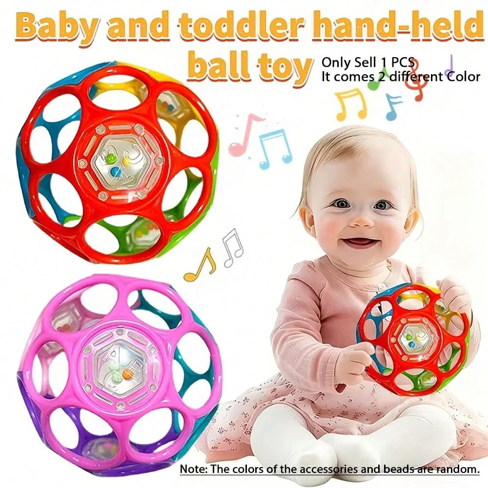 1pc Music Handheld Grip Ball With Vibration Function, Hollow Structure, Exercise Motor Skills, Great Gift For Holidays, Thanksgiving, Christmas And Children's Day