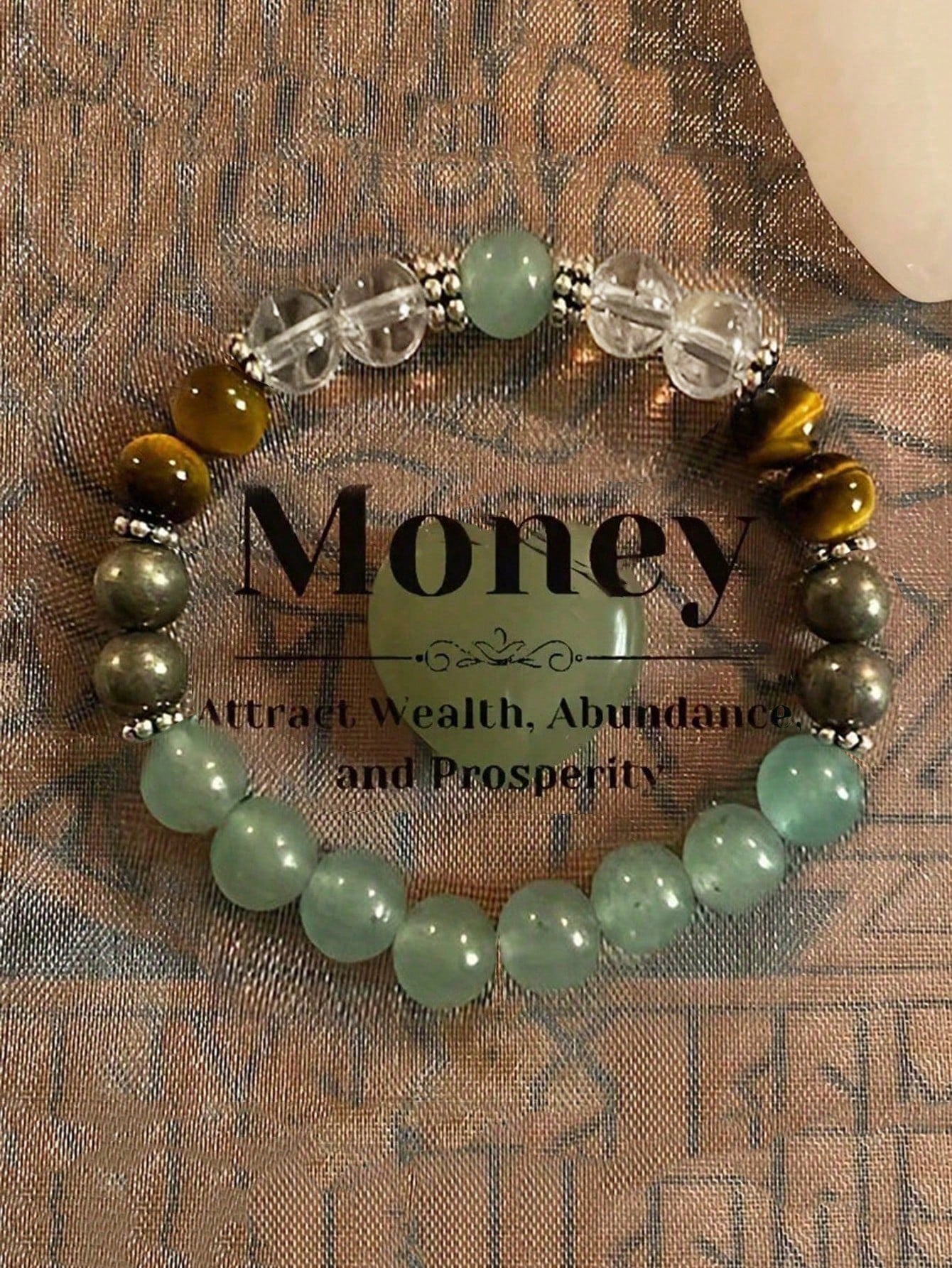 1pc Natural Yellow Quartz Tiger Eye Stone Bracelet, Women's Summer Beaded Bangle, Suitable As Gift