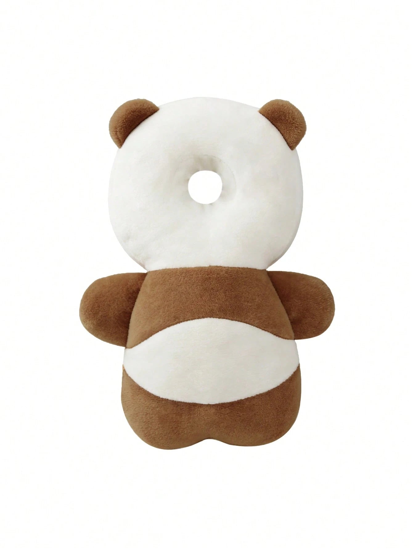 1pc New Brown Bear Head Pillow Anti-Fall Pillow, Upgraded Toddler Anti-Collision Hat, Baby Head Pillow, Baby Walker Anti-Collision Tool, Adjustable Baby Head Protection Pad Backpack- Cartoon Animal D