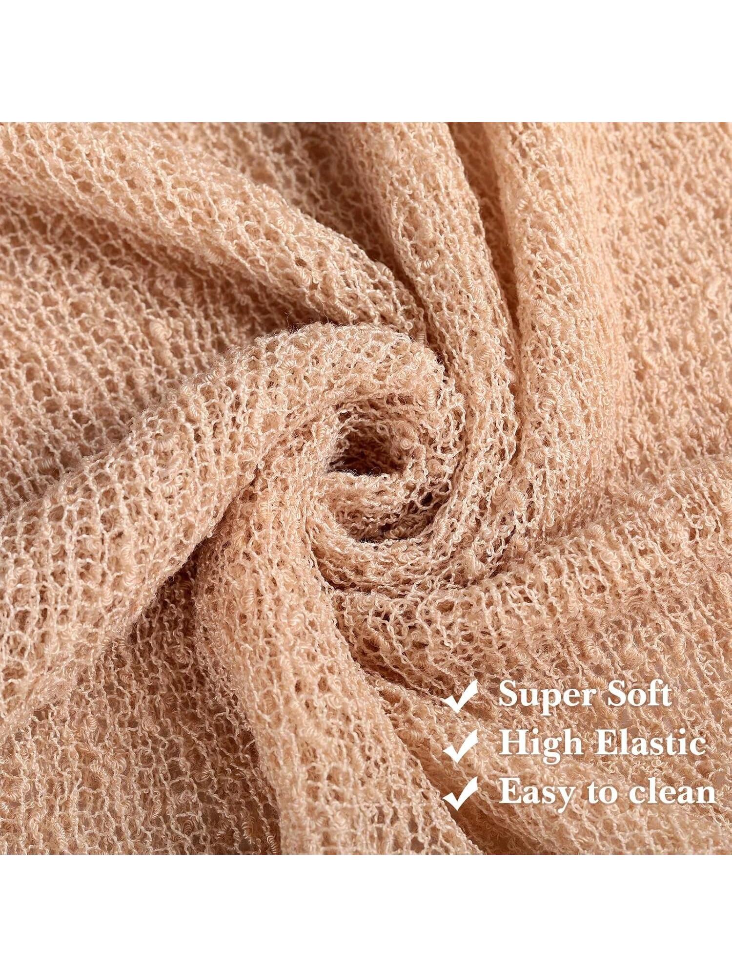 1pc Newborn Baby Photography Props Baby Stretch Wraps Newborn Wrap Long Ripple Wrap For Photography DIY Newborn Photo Blanket Baby Shower Easter Gifts Things For Girls/Boys