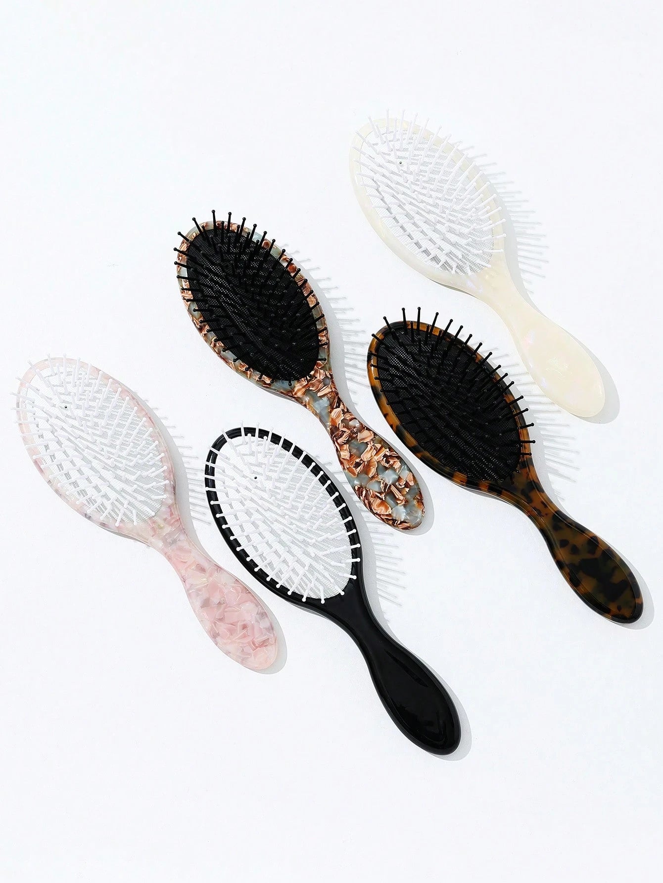 1pc Personalized Name Leopard & Cow Print Hairbrush, Custom Women's Gift, Bridal Party Accessory, Bridesmaid Gift, Gift For Her, Gift For Mom,Multi-Functional,Ornamental,Letter,Exquisite,Stylish,Vinta