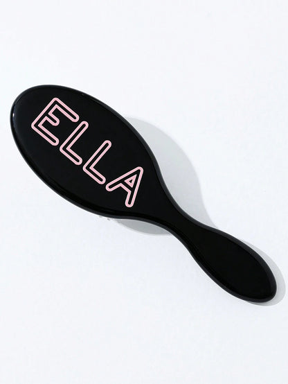 1pc Personalized Name Leopard & Cow Print Hairbrush, Custom Women's Gift, Bridal Party Accessory, Bridesmaid Gift, Gift For Her, Gift For Mom,Multi-Functional,Ornamental,Letter,Exquisite,Stylish,Vinta