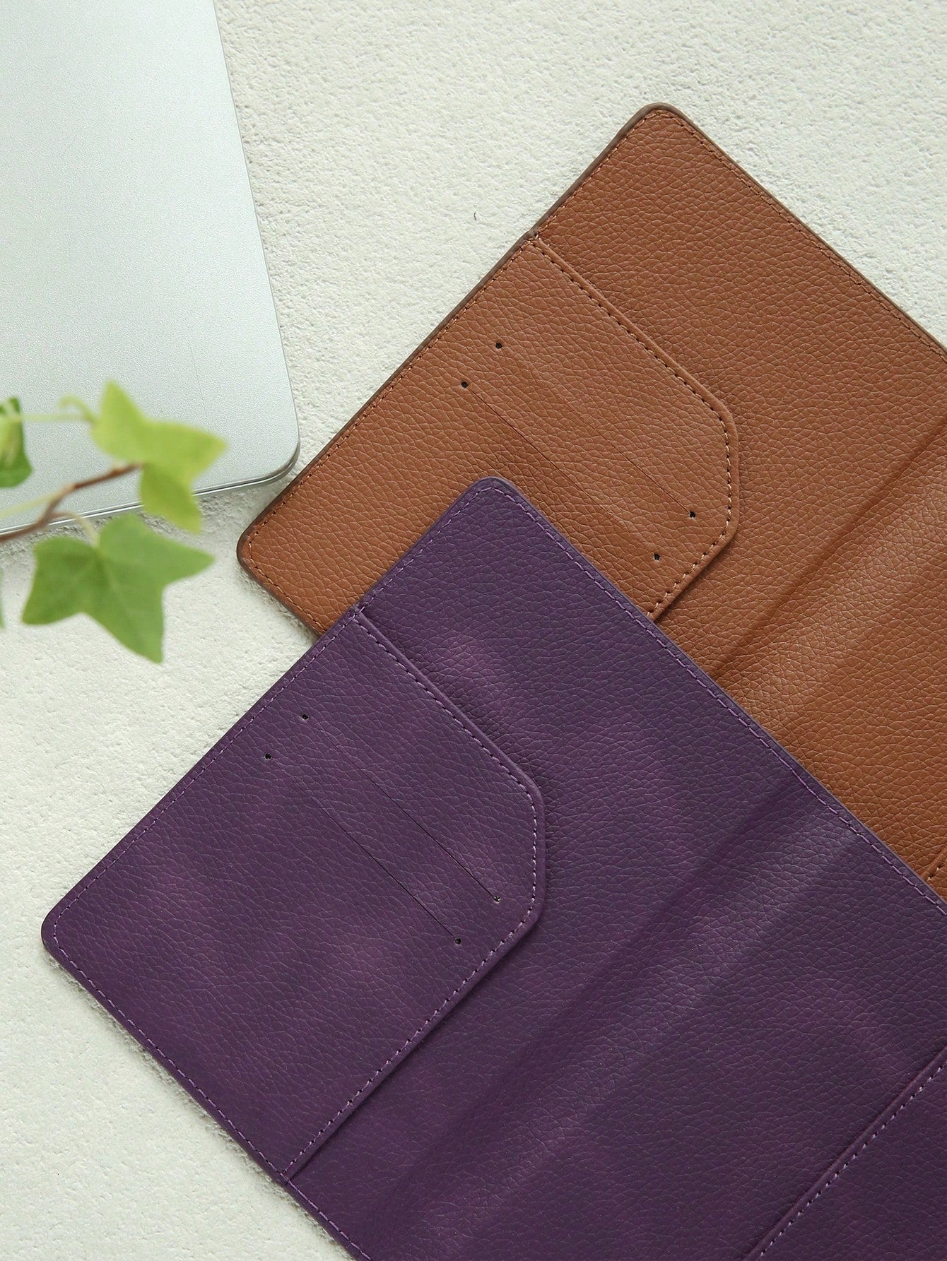 1PC Personalized Name Passport Holder Customized Monogram Texture Faux Leather Plain Passport Cover Custom Classical Passport Holder Cover Custom Gift Travel Accessories Gifts For Wedding Bridesmaids