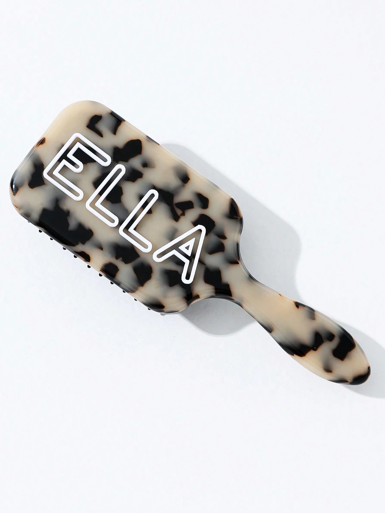 1pc Personalized Name Printed Anti-Static Comb, Leopard & Cow Print, Valentine's Day Gift, Bridesmaid Gift, Name Comb, Personalized Gift, Birthday Gift, Party Favor, Anniversary Gift, Perfect Gift For