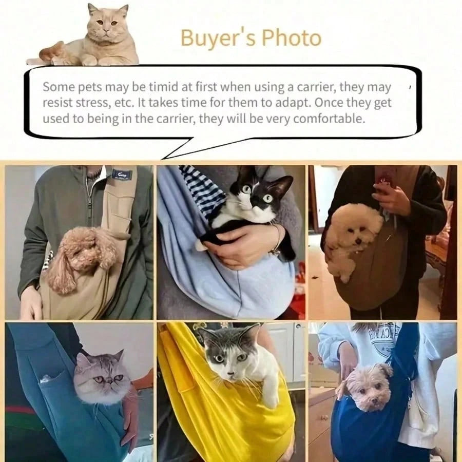 1pc Pet Carrier Backpack, Suitable For Cats, Dogs And Puppies- Outdoor Travel Dog Shoulder Bag, Single Person Comfortable Messenger/Tote Bag