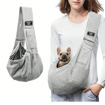 1pc Pet Carrier Backpack, Suitable For Cats, Dogs And Puppies- Outdoor Travel Dog Shoulder Bag, Single Person Comfortable Messenger/Tote Bag