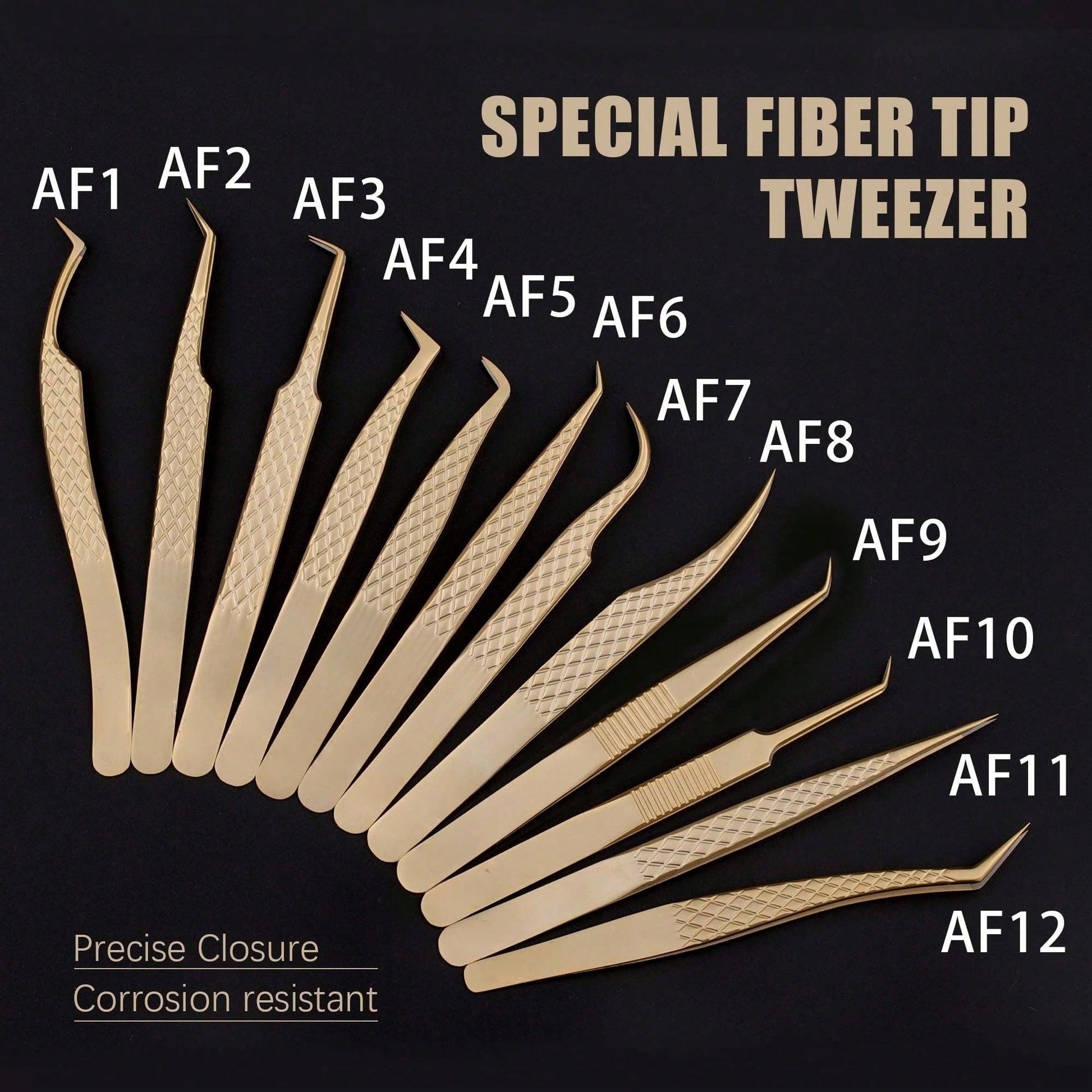 1pc Pink Stainless Steel Ultra-Hard Eyelash Extension Tweezers With Fiber Tip, High Precision Anti-Static Eyelash Tweezers, Cell Clip, Peacock Clip