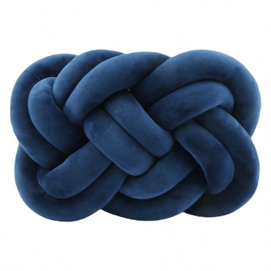1Pc Plush Knotted Accent Pillows For Couch And Sofa,Soft Throw Pillows For Bed And Chair,Modern Decorative Room Decor For Living Room,Bedroom,Dorm And Nursery 15.7inches * 11.8inches