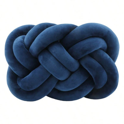 1Pc Plush Knotted Accent Pillows For Couch And Sofa,Soft Throw Pillows For Bed And Chair,Modern Decorative Room Decor For Living Room,Bedroom,Dorm And Nursery 15.7inches * 11.8inches