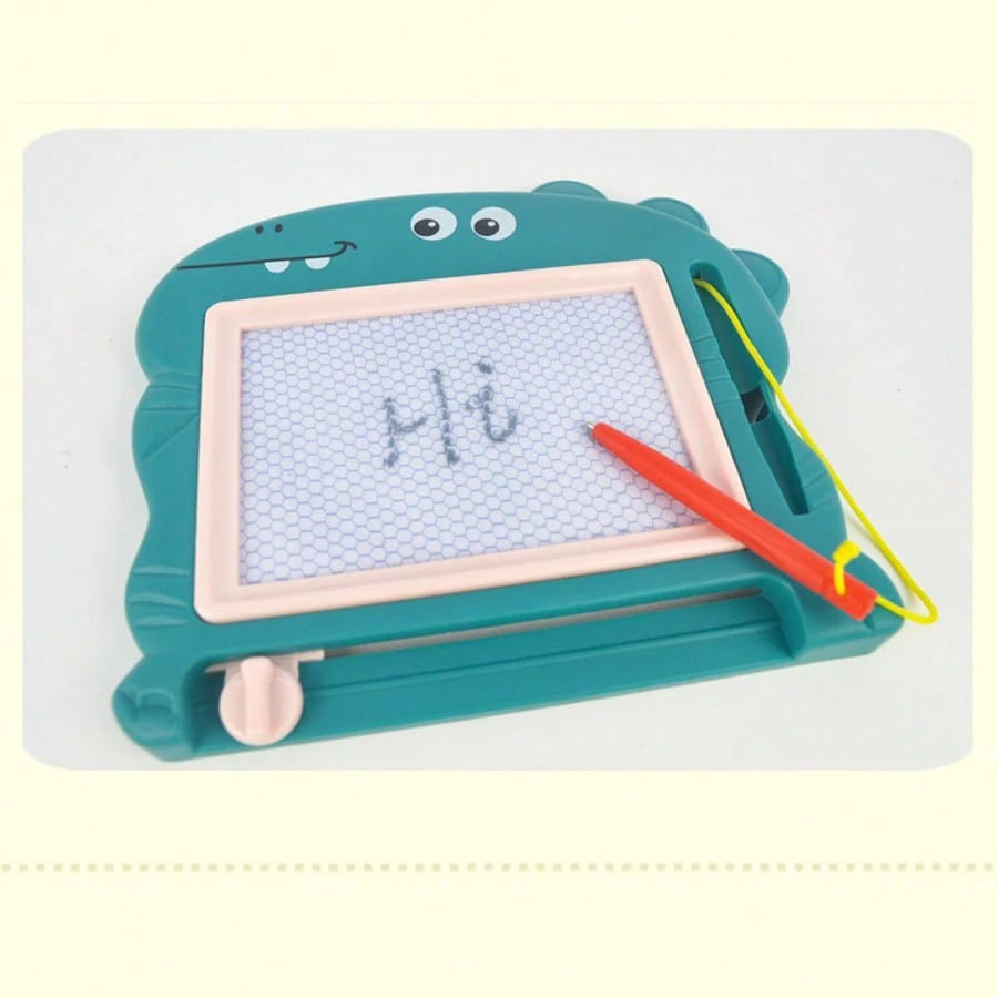 1pc Random Color Mini Dinosaur Magnetic Drawing Board, Suitable For- Erasable Painting Board, Erasable Small Graffiti Board, Perfect For Birthday Party Gifts And Gift Bags