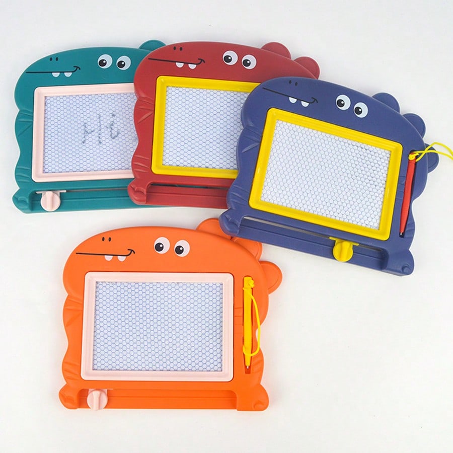 1pc Random Color Mini Dinosaur Magnetic Drawing Board, Suitable For- Erasable Painting Board, Erasable Small Graffiti Board, Perfect For Birthday Party Gifts And Gift Bags