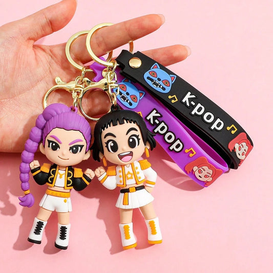 1pc Set Cute Christmas Keychain, Cartoon Pendant For Girls, Keychain, Tiger Keychain, Couple Keychain, Anime Phone Charm, Bag Accessory, Friend Gift Suitable As A Gift Children's Holiday Gifts