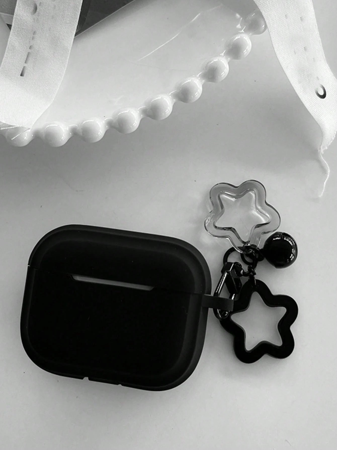 1pc Silicone One-Piece Star Earphone Case Compatible With AirPodPro 3 Pro2 Airpod3 Airpods2 1 Airpod4