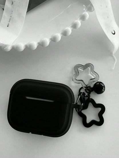 1pc Silicone One-Piece Star Earphone Case Compatible With AirPodPro 3 Pro2 Airpod3 Airpods2 1 Airpod4