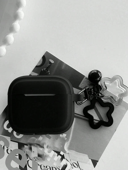 1pc Silicone One-Piece Star Earphone Case Compatible With AirPodPro 3 Pro2 Airpod3 Airpods2 1 Airpod4
