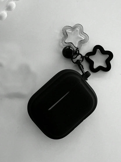 1pc Silicone One-Piece Star Earphone Case Compatible With AirPodPro 3 Pro2 Airpod3 Airpods2 1 Airpod4
