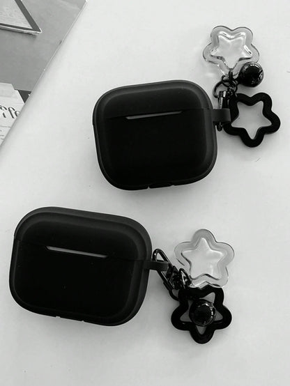 1pc Silicone One-Piece Star Earphone Case Compatible With AirPodPro 3 Pro2 Airpod3 Airpods2 1 Airpod4